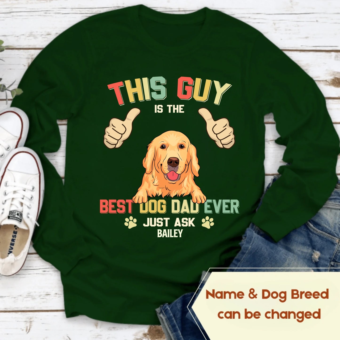 Forest Green Long Sleeves name dog breed