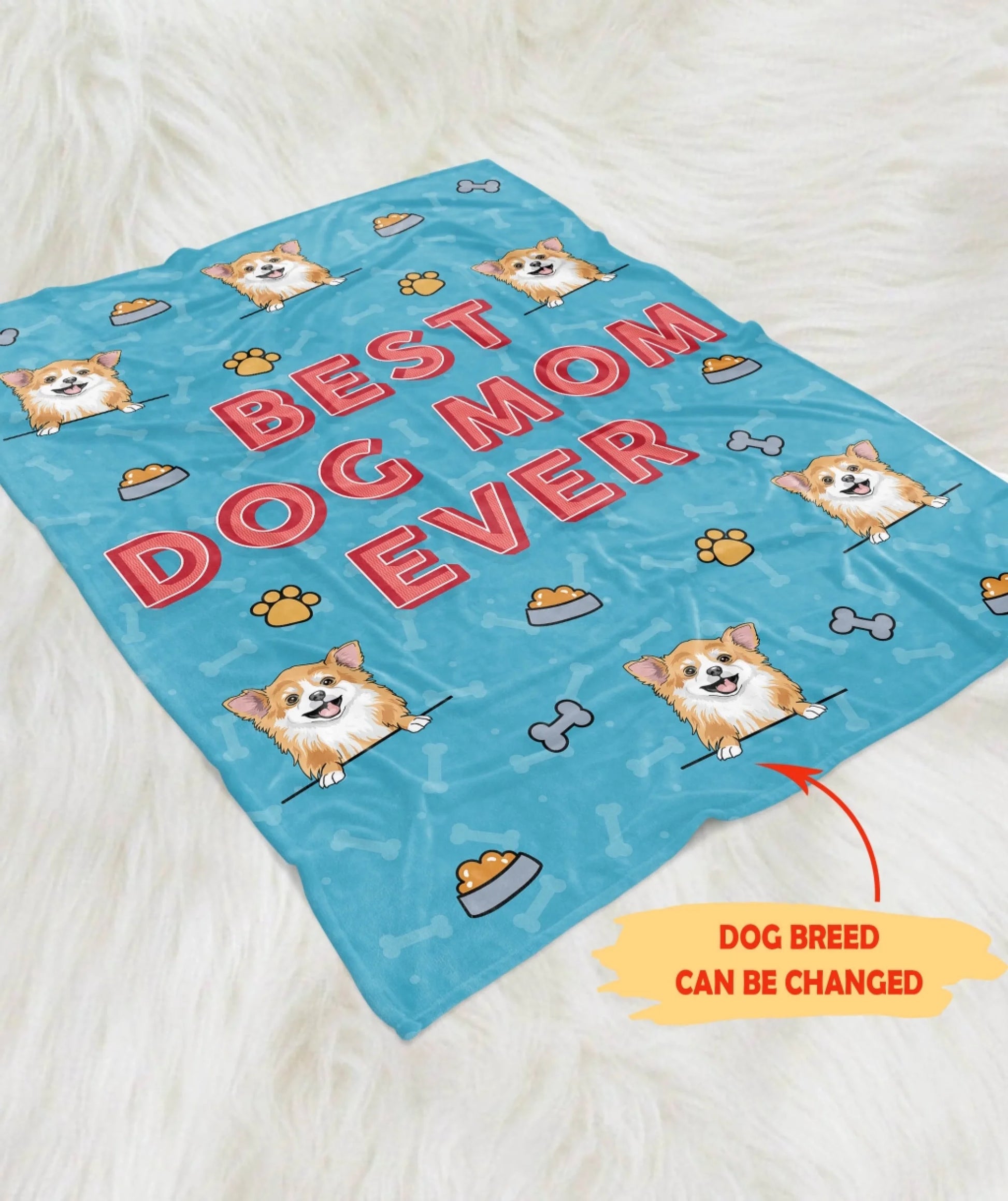 Best dog mom ever - blanket MK3