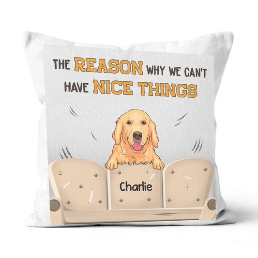 The Reason Why - Personalized Custom Throw Pillow