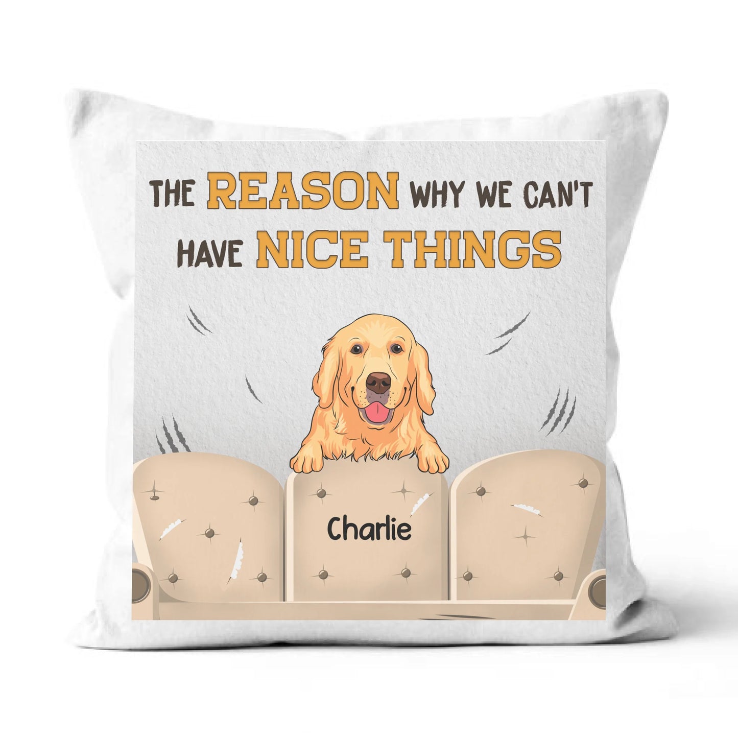The Reason Why - Personalized Custom Throw Pillow